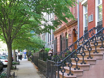 Chelsean kaupunginosa Manhattanilla New Yorkissa  