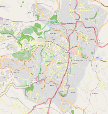 Jerusalem map