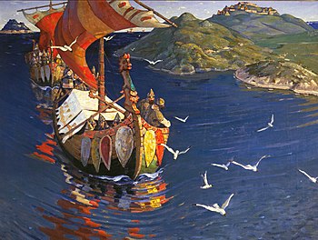 Ospiti d'oltremare , Nicholas Roerich (1899)