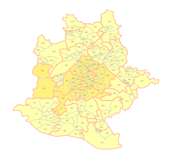 Stadtbezirke und Stadtteile Stuttgarts zum Anklicken