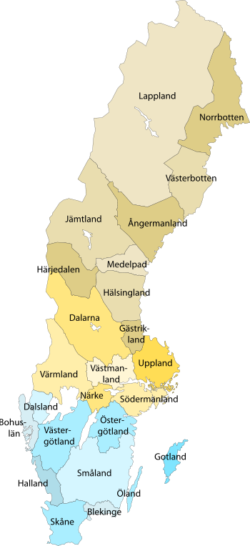 Provinces of Sweden