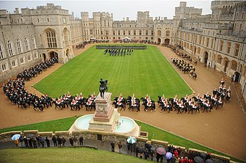 Reception of the Emir of Kuwait by the Queen with the Household Cavalry