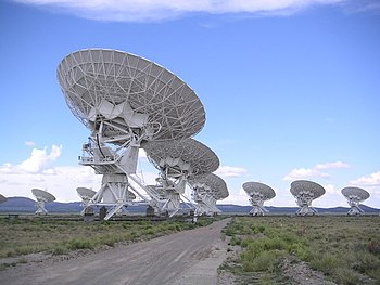 Le Very Large Array, un interféromètre radio au Nouveau-Mexique, USA