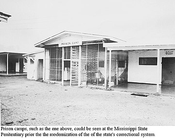 Prison camp at the state prison where Freedom Riders were jailed