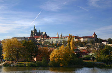 Prague Castle is used by the President of the Czech Republic.