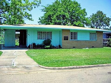 Medgar Evers' home, where he was shot while getting out of his car