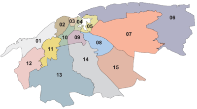 Stadtbezirke Havannas.