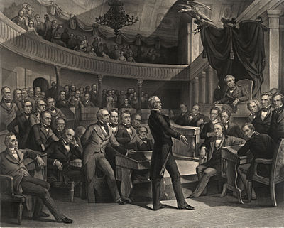 Deliberations on the Compromise of 1850 in the US Senate