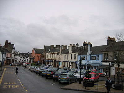 Il Common Green, il centro di Strathaven