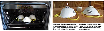 Makeshift sterilization in the oven (2020)