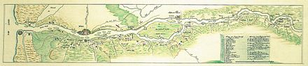 Camp of the Polish and Swedish troops along the Düna, 1700