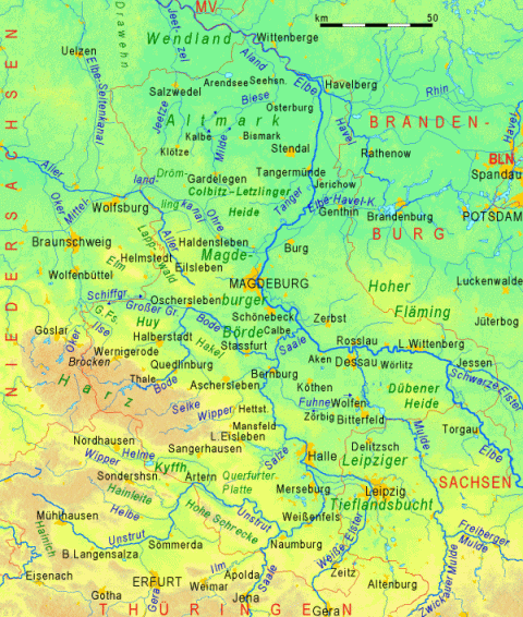 Geography of Saxony-Anhalt