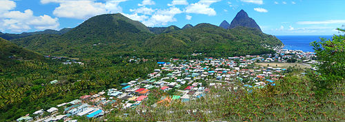 Pohled na Soufrière