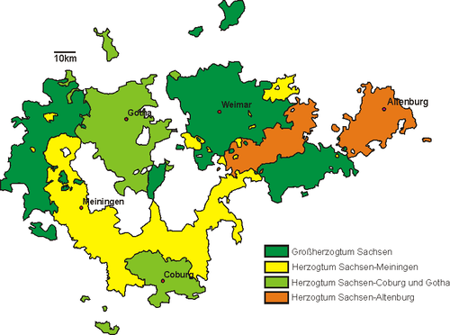 Ernestiinan herttuakunnat