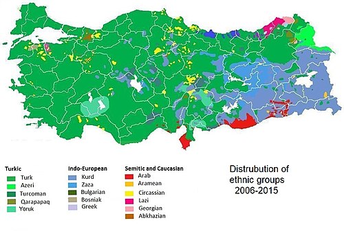 Gruppi etnici della Turchia.