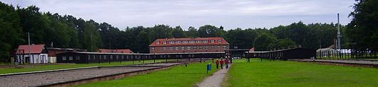 Stutthof-koncentrationslejren; historikere mener, at der her blev fremstillet små mængder sæbe af menneskekroppe.