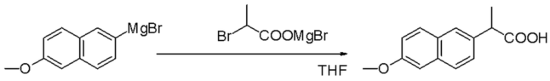 Naproxen synthesis