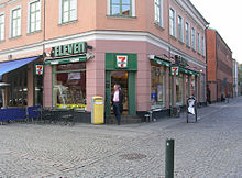 7-Eleven Mårtenstorgetissa Lundissa, Ruotsissa.  