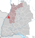 Lage der Stadt Baden-Baden in Baden-Württemberg