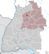 Lage der Stadt Heilbronn in Baden-Württemberg