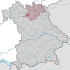 Lage der Stadt Bamberg in Bayern