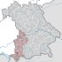 Lage der Stadt Kempten (Allgäu) in Bayern