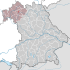 Lage der Stadt Schweinfurt in Bayern