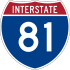 Interstate 81 marker