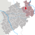 Lage der Stadt Bielefeld in Nordrhein-Westfalen