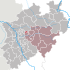 Lage der Stadt Herne in Nordrhein-Westfalen