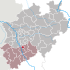 Lage der Stadt Leverkusen in Nordrhein-Westfalen