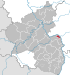 Lage der Stadt Mainz in Rheinland-Pfalz