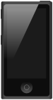 Silver iPod nano 7G