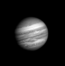 O serie de fotografii realizate de Voyager 1 în timp ce se apropia de Jupiter, transformate într-o animație.  