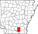 State map highlighting Bradley County