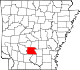 State map highlighting Dallas County