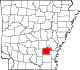 State map highlighting Lincoln County