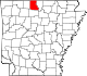 State map highlighting Marion County