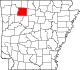 State map highlighting Newton County