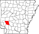 State map highlighting Pike County