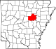 State map highlighting White County