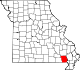 A state map highlighting Butler County in the southeastern part of the state.