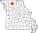 A state map highlighting Grundy County in the northwestern part of the state.