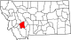 State map highlighting Jefferson County