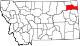 State map highlighting Roosevelt County