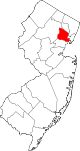 State map highlighting Essex County