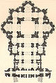 The finished basilica shows Michelangelo's plan, with four huge piers. It also shows Maderna's nave, portico and facade.