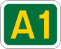 A1 road shield