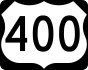 U.S. Route 400 marker