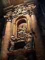 The tomb of Pope Innocent XII has the figures of Caring and Justice.